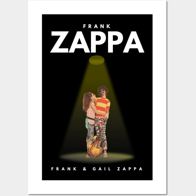 Frank & Gail Zappa Wall Art by Jancuk Relepboys